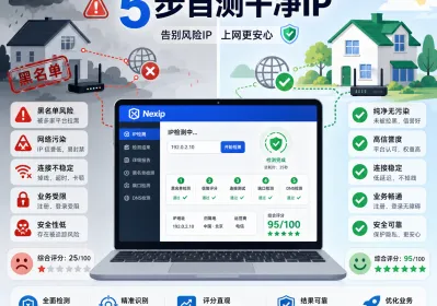 住宅ip怎么自测干净度？2026 clean代理争夺战下5步法