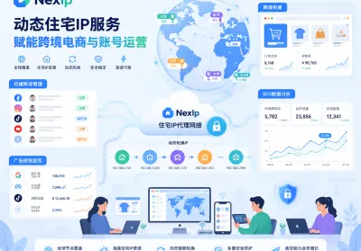 动态住宅IP服务助力跨境电商与账号运营