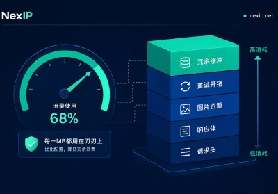 动态住宅流量套餐的用量怎么估：一个公式、三次采样、两条切换线