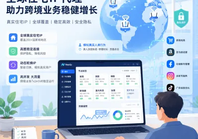 动态住宅IP服务助力跨境电商与账号运营