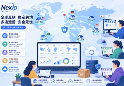NexIP原生住宅IP提升全球电商运营稳定性指南