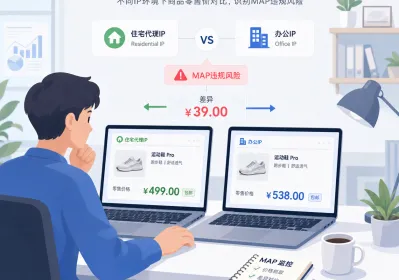 品牌MAP监控：住宅代理IP揪违规实操